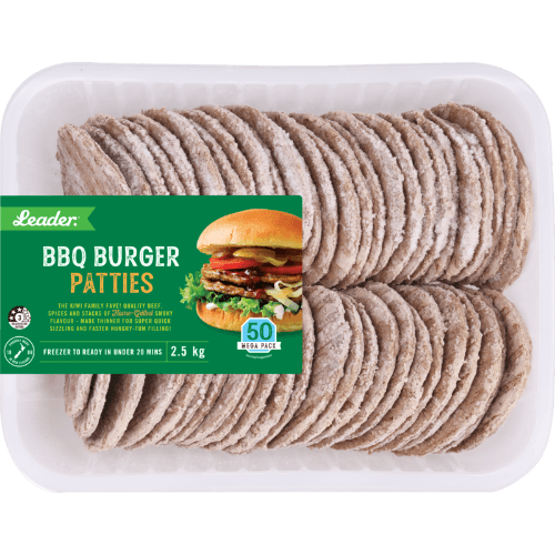 Leader BBQ Burger Patties