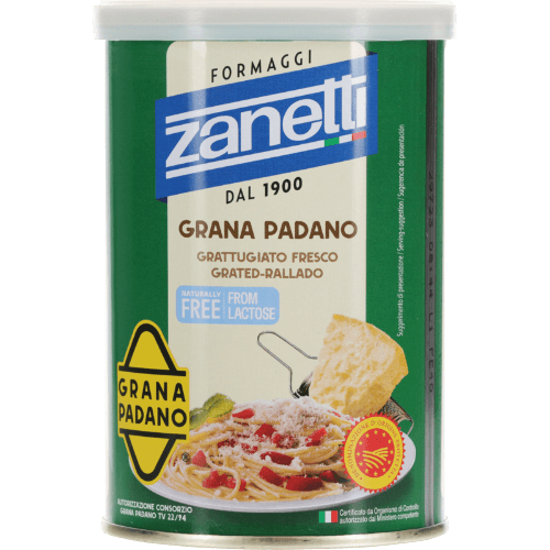 Zanetti Grana Padano Grated Parmesan