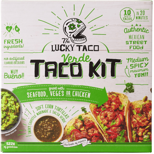 The Lucky Taco Verde Taco Kit Meal Kit