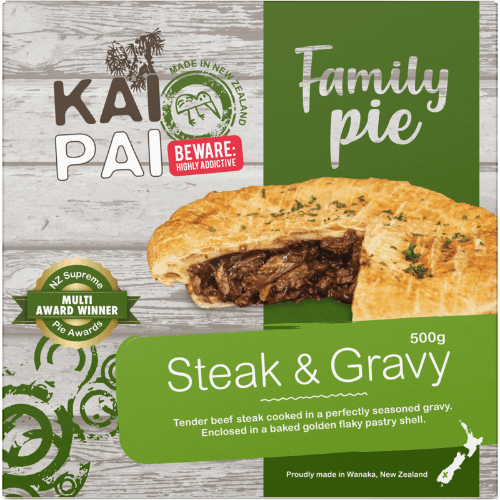 Kai Pai Steak & Gravy Family Pie