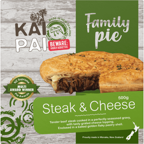 Kai Pai Steak & Cheese Family Pie