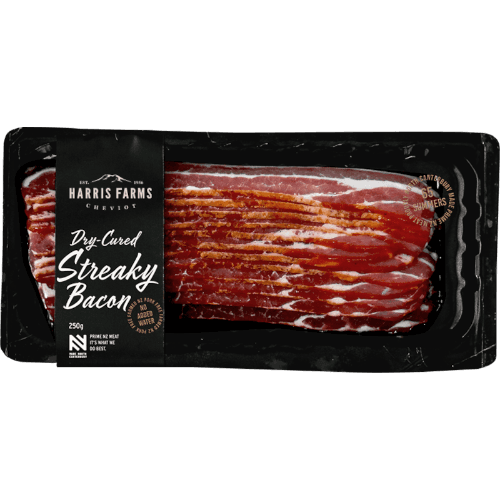Harris Farms Dry Cured Streaky Bacon