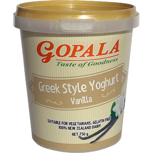 Gopala Vanilla Greek Style Yoghurt