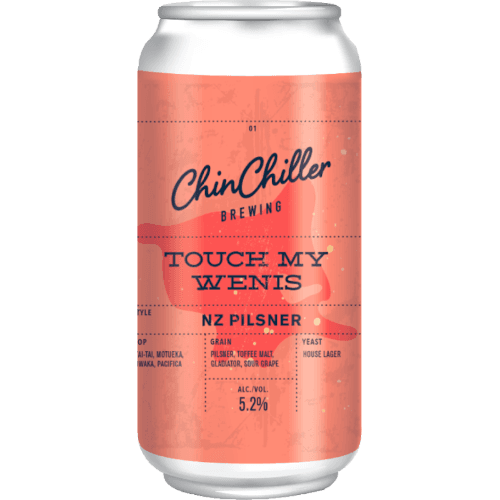 ChinChiller Brewing Touch My Wenis NZ Pilsner 440 mL