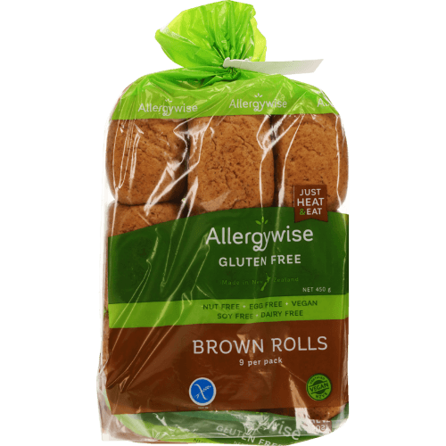 Allergywise Gluten Free Brown Rolls