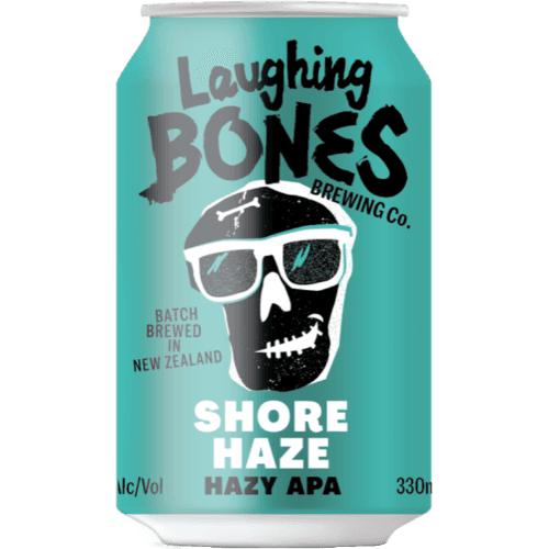 Laughing Bones Brewing Company Shore Haze Hazy APA 330 mL