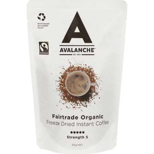 Avalanche Strength 5 Fair Trade Organic Freeze Dried Instant Coffee
