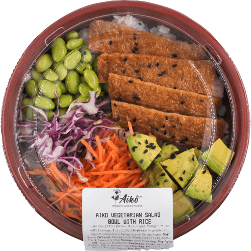 Aiko Vegetarian Salad Bowl With Rice