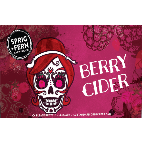 Sprig + Fern Brewing Co. Berry Cider 6 × 330 mL