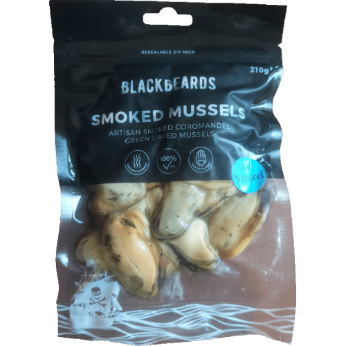 Blackbeards Smokehouse Natural Smoked Mussels 210 g