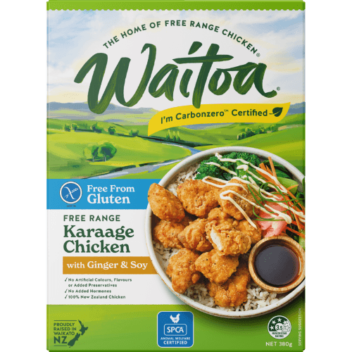 Waitoa Gluten Free Karaage Chicken With Ginger & Soy