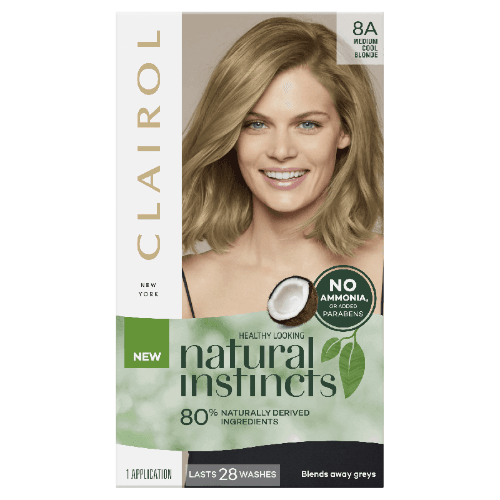 Clairol Natural Instincts Medium Cool Blonde 8A Hair Colour