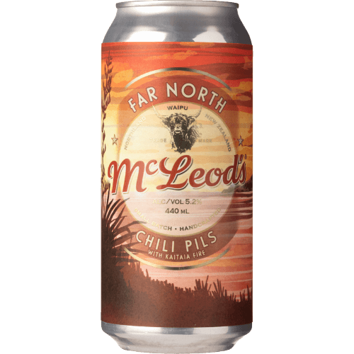 McLeod's Far North Chili Pils With Kaitaia Fire