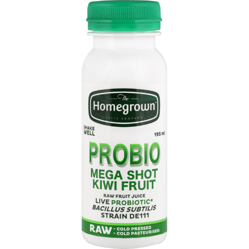 The Homegrown Juice Company Probio Raw Mega Shot Kiwi Fruit