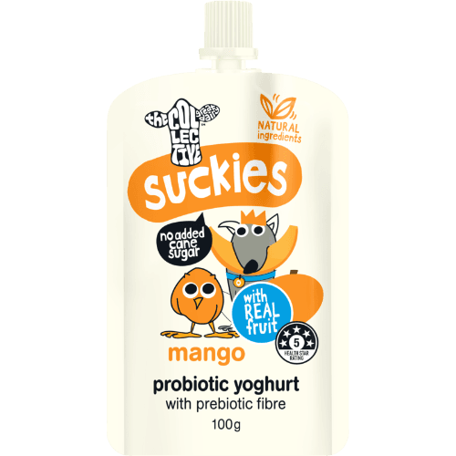 The Collective Suckies Mango Probiotic Yoghurt Pouch
