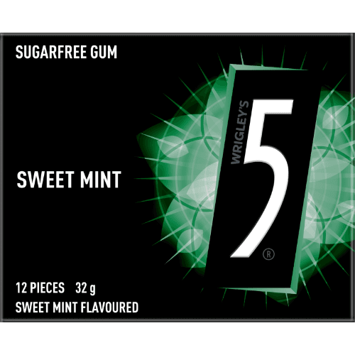 5 Gum Sweet Mint Sugar Free Chewing Gum