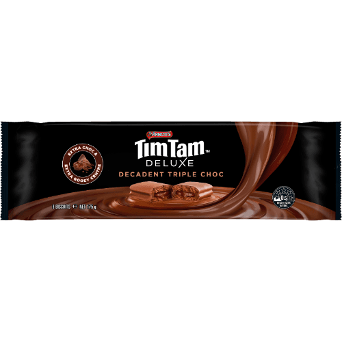 Arnott's Tim Tam Deluxe Decadent Triple Choc Chocolate Biscuits