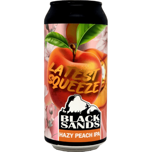 Black Sands Latest Squeeze Hazy Peach IPA 440 mL