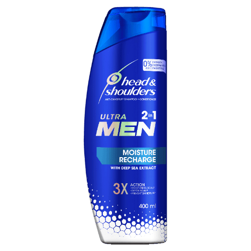 Head & Shoulders Ultra Men Moisture Recharge 2 In 1 Shampoo + Conditioner