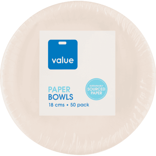 Pams Value Paper Bowls