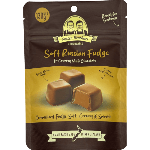 Potter Brothers Soft Russian Fudge In Milk Chocolate