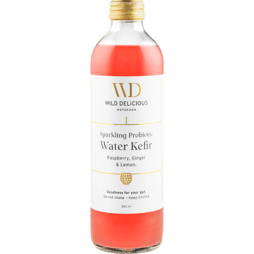 Wild Delicious Matakana Water Kefir Raspberry Lemon & Ginger