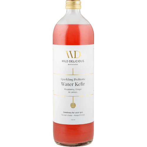 Wild Delicious Matakana Raspberry Lemon Ginger Water Kefir