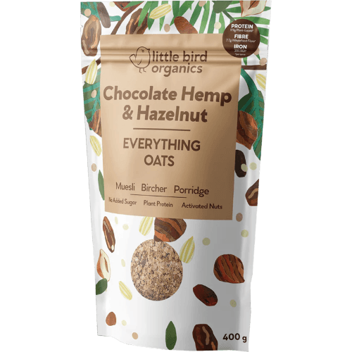 Little Bird Organics Everything Oats Chocolate Hemp & Hazelnut Breakfast Cereal