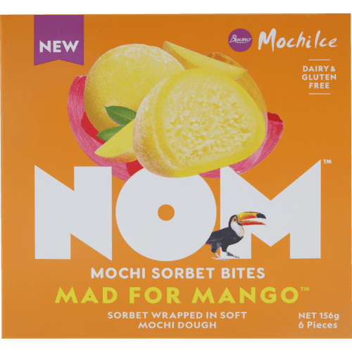 NOM Mad For Mango Mochi Sorbet Bites