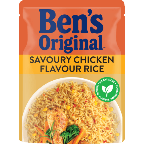 Ben's Original Savoury Chicken Flavour Rice Microwave Pouch