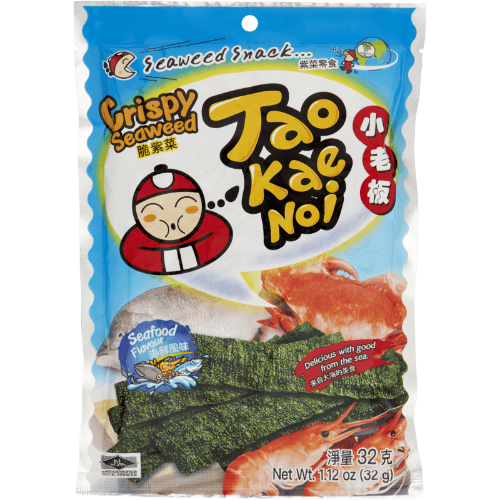 Tao Kae Noi Crispy Seafood Seaweed Snacks