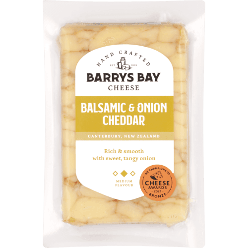 Barrys Bay Balsamic & Onion Cheddar Cheese