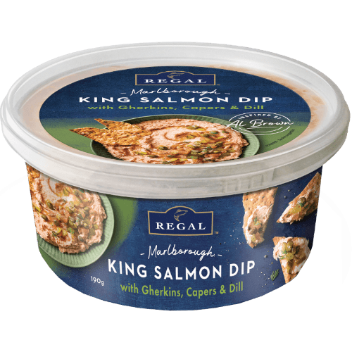Regal Marlborough King Salmon Dip With Gherkins Capers & Dill