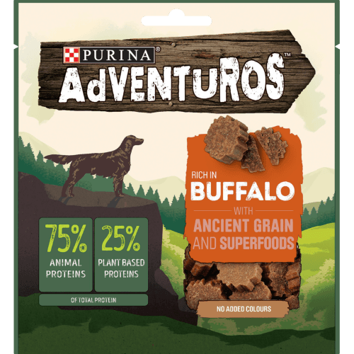 Purina Adventuros Buffalo Bites Dog Treats 120 g