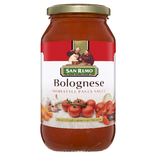 San Remo Bolognese Homestyle Pasta Sauce