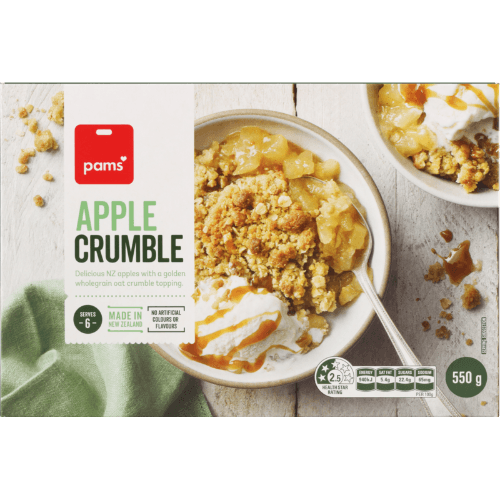 Pams Apple Crumble