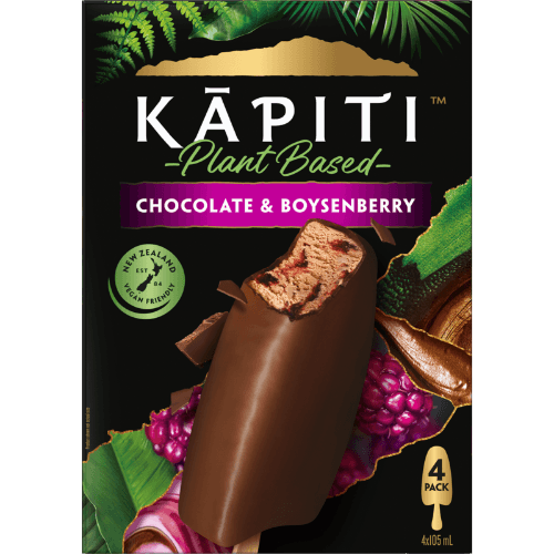 Kapiti Plant Based Chocolate & Boysenberry Ice Cream
