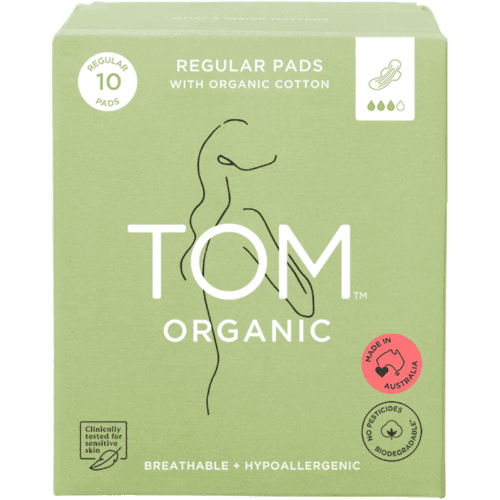 Tom Organic Regular Pads With Wings