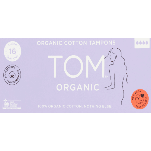 Tom Organic Organic Super Tampons