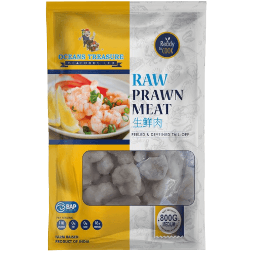 Sea Treasure Seafoods Raw Prawn Meat 60/80 800 g