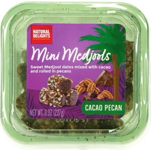 Natural Delights Cacao Pecan Mini Medjools