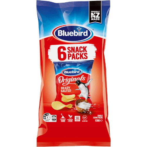 Bluebird Original Ready Salted Potato Chips Multipack