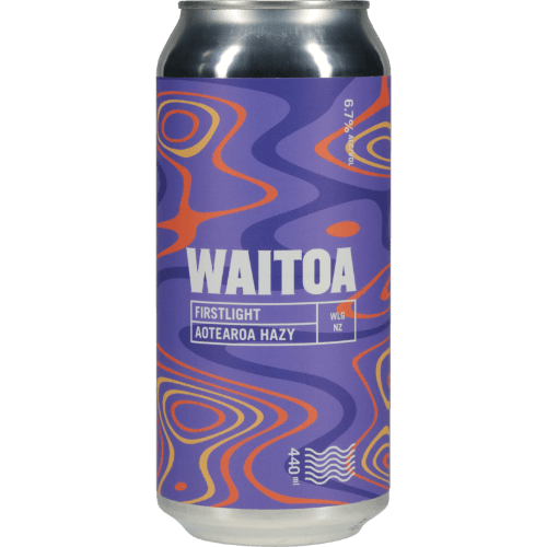 Waitoa Beer First Light Aotearoa Hazy 440 mL
