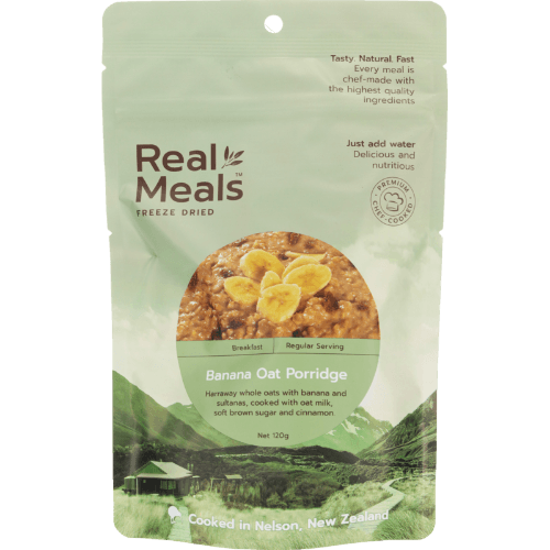 Real Meals Banana Oat Porridge Freeze Dried Meal