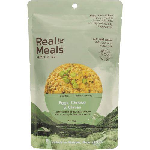 Real Meals Eggs Cheese and Chives Freeze Dried Meal