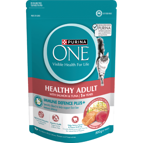 Purina ONE Healthy Adult Salmon & Tuna Dry Cat Food