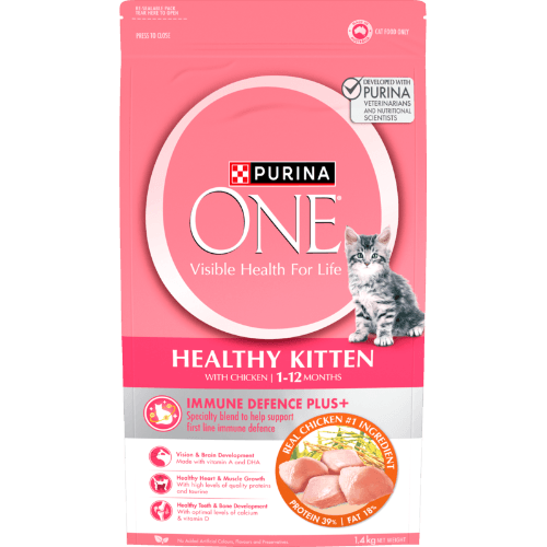Purina ONE Healthy Kitten With Chicken Dry Cat Food