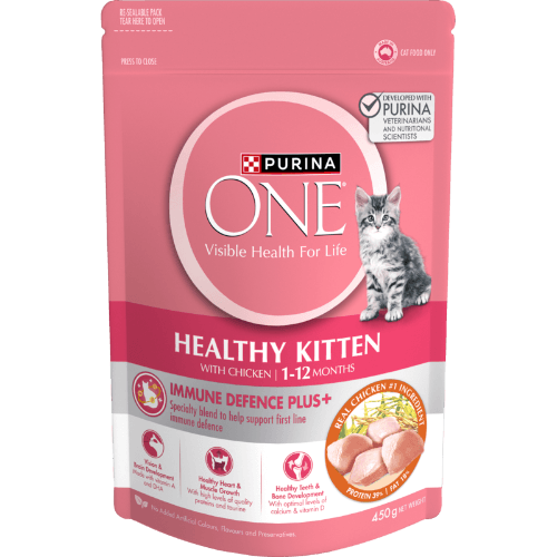 Purina ONE Healthy Kitten With Chicken Dry Cat Food