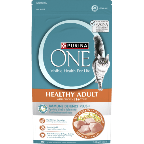 Purina ONE Healthy Adult Chicken Dry Cat Food