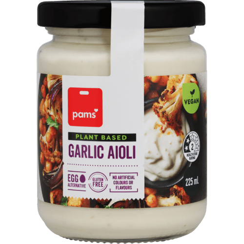 Pams Plant Based Garlic Aioli